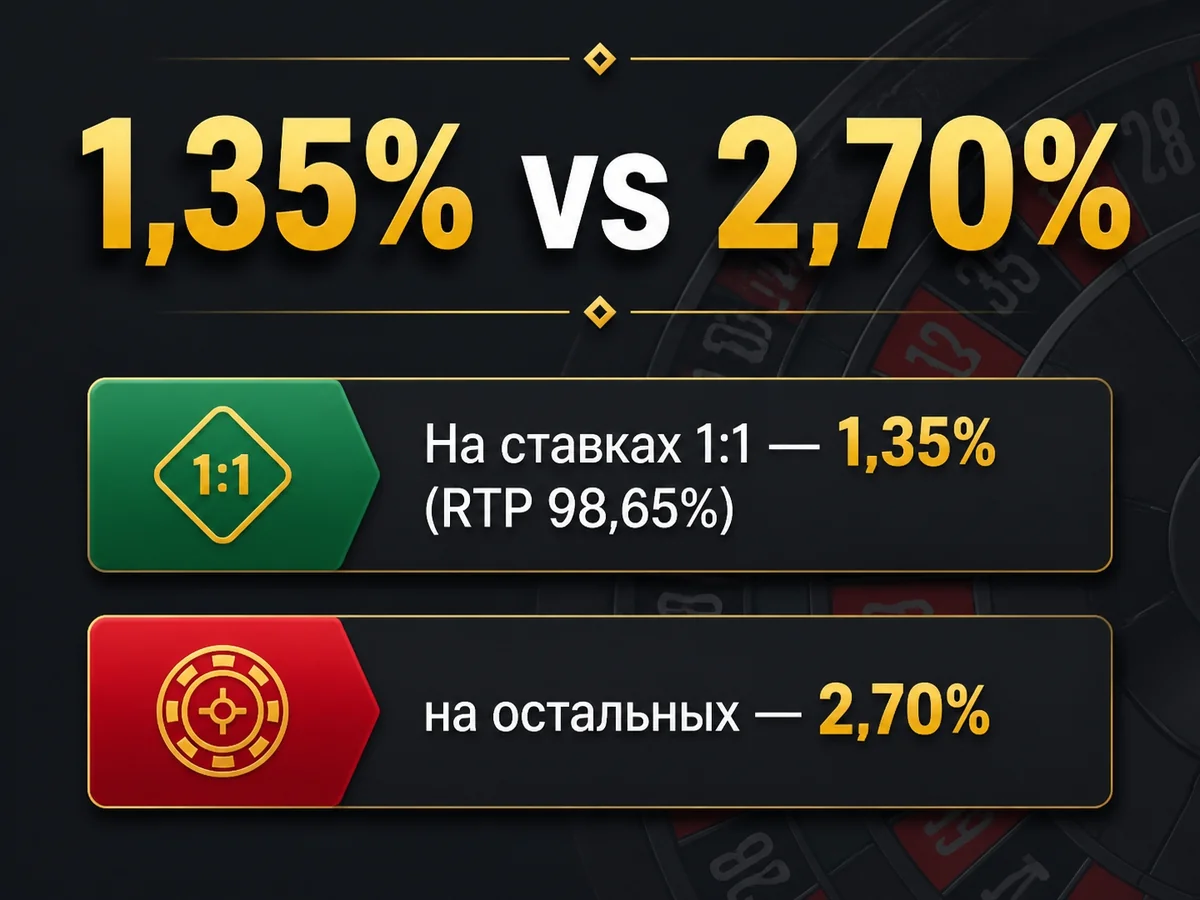 Схема «1,35% vs 2,70%»: На ставках 1:1 — 1,35%, на остальных — 2,70%